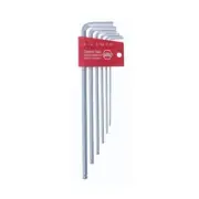 Wiha Tools 66995 Ball End Chrome Metric Hex L - Key Set, 6 Pc