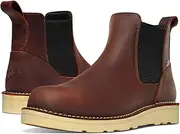 [Danner] 6” Bull Run Chelsea Work Boots for Men - Oiled Full-Grain Leather Upper with Mesh Lining, 3-Density Cushion Footbed, and Non Slip Wedge Outsole