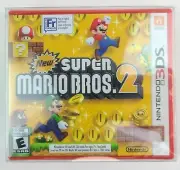 New Super Mario Bros. 2 (Nintendo 3DS, 2012) NEW Canada Release PROTECTED