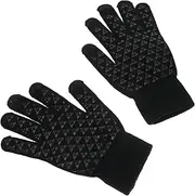 [BESTYASH] 1 Pair Full Cover Touch Screen Gloves for Winter Warm Outdoor Riding Mitts Cold Weather Slip Design Durable High Sensitivity Conductive Fingers for Cycling Skiing and More