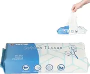 Disposable Face Towel Large Dry Face Wipes 50 Count Extra Thick Soft Clean Facial Towels for Sensitive Skin, Makeup Removing, Facial Cleansing, Nursing, Travel