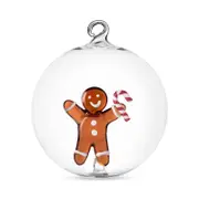 Ichendorf Gingerbread Candy Cane Glass Ornament