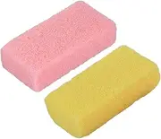 WRITWAA 2pcs Foot Pumice Stone Exfoliator Tool for Callus Removal Natural Foot Care Sponge Random Color Random Color