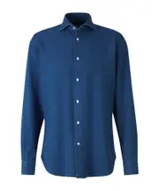 Vincenzo Di Ruggiero Firenze Denim Top L Dark denim blue