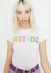 Weirdo Gang Cropped Tee