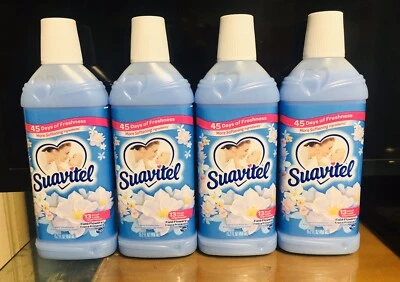 Suavitel Liquid Fabric Softener Conditioner Field Flowers 15.2oz. Lot of 4.