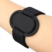 Kids Easy On/Off Sensor Cover Arm Bands Armband for Dexcom G6 Sensor/Receiver, Children Freely Adjustable Diabetes CGM Silicone Wear Protector Holder Swimming Showering, Black XS