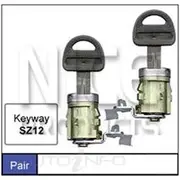 Nice Door Lock Barrel - Pair, NDL144V