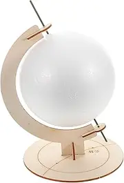 GARIOUANS Educational Foam Globe for Rotating Geography with Stand Planet Model for Early Learning and Geography Teaching Compact Lightweight