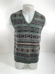 POLO RALPH LAUREN - NEW w TAG - LAMBSWOOL / WOOL Vneck Sweater Mens M Vest