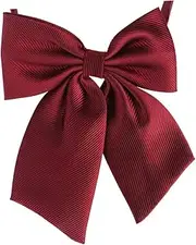 [Yardenfun] Men's Bow Tie Pre-tied Bow Tie Set Business Bow Tie Black Bow Tie Elegant for Men Wine
