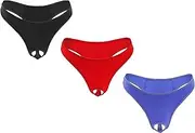 [COMLIFE] Men's Sexy No-pouch Non-removable Underpanties Ice Silk Translucent Stretch Lightweight Y-back Thongs