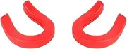 TPE Exterior Front Bumper Trailer Hook Loop Protection Cover for Chevy Silverado 2014 Up Car Accessories(Black)