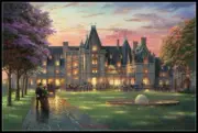 Elegant Evening at Biltmore - Chart Counted Cross Stitch Pattern Needlework DMC