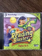 Reading Blaster For 2nd Grade PC MAC CD kids learn problems fractions New Sealed