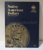 NEW Whitman Coin Folder: Native American Dollars 2009-date / #3163