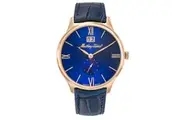 Mathey Tissot Men's Edmond Blue Dial Watch - H1886QPBU