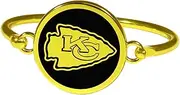 NFL Womens Gold Tone Bangle Bracelet