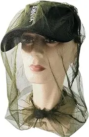 Hat Netting - Mesh Net for Women | Head Mesh Net, Mesh Hood Hat, Face Net for Outdoor Fishing Hiking Gardening, Face Net for Hat