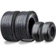 4 WANDA Zero-Turn Lawn Mower Turf Tires 13x5-6 & 18x8.50-8 /4PR -13080/13028