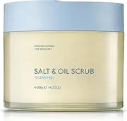 SEACRET Body Scrub - Salt & Oil Body Exfoliator with Dead Sea Minerals and Essential Oils, Scented 14.1 FL.OZ.