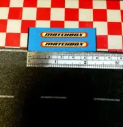 Matchbox Lesney superfast Custom Bus stickers (MATCHBOX)