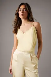 Coast Lemon Cami Womens Occasion Tops
