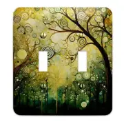 Decorative Wallplate - Enchanted Forest Light Switch Cover, Multiple Sizes - #53
