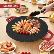 36cm Korean BBQ Non Stick Round Barbecue Grill Pan Korean Style BBQ Grill DOB