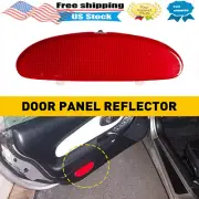 For 1997 -2004 Corvette Front Left/Right Door Reflector Light Panel Cap Red Lens