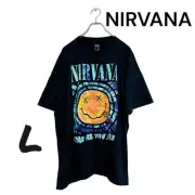 Overseas limited Nirvana Nirvana L size band t-shirt #c7fc78