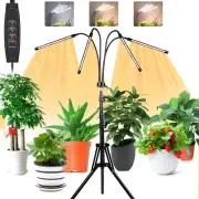 4-Head Full Spectrum Grow Light with Adjustable Stand & Remote Control