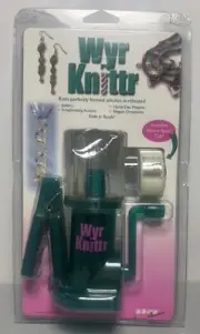 WYR KNITTR automatic Wire Knitter By Bond America, Jewelry Scrapbooking Beads