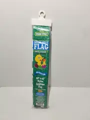 New Sesame Street Decorative Nylon Outdoor Flag 28"x44" Welcome Big Bird #70375