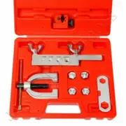 9 PC Bubble Flaring Tool Kit Brake Fuel Line w/ Mini Cutter Bar Adapter Wrench