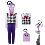 Inside Out 2 Cosplay Costume Party Fancy Dress Set Jumpsuit Bodysuit Fear 110
