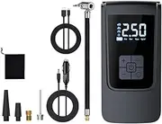 7.4/12V Smart Air Compressor 150PSI Portable Tyre Inflator LED Light Wireless Air Compressor 6000mAh Cordless Tire Pump for Vehicle Truck Motorbike Balls