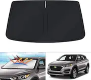KUST Windshield Sun Shade for 2016-2021 Hyundai Tucson Window Sun Visor Protector Foldable Blocks UV Rays Keep Your Car Cooler (Not for 2022 Tucson)