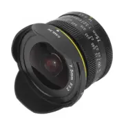 Kamlan 7.5mm F3.2 APS-C Wide Angle Fisheye Manual Focus Lens For M43 M4/3-Mount