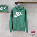 球鞋補習班 NIKE NSW CLUB HOODIE 森林綠 男女 基本 復古 刷毛 連帽T 長袖 BV2974-341