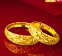 在飛比找Yahoo!奇摩拍賣優惠-戒指戒指廠商直銷黃銅鍍金保色天星熱銷爆款大號滿民族風
