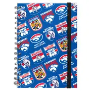 Western Bulldogs Retro Hard Cover Notebook