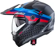 Caberg Tourmax X Sarabe, flip up helmet , color: Matt Grey/Red/Blue , size: M