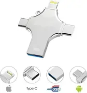 2TB 256GB USB 3.0 Flash Drive Memory Stick Type C OTG Thumb For iPhone Android