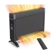 BREEZEHEAT Electric Panel Heaters-Convection Space Heater, Fanless Quiet Room...