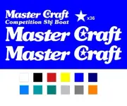 Classic Stars & Stripes MasterCraft Decal Set 46.25" Long