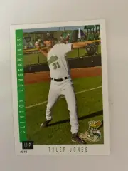 Tyler Jones 2019 Clinton Lumber Kings Team Card