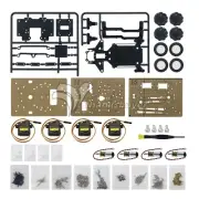 YOURFUN 3-Mode 4WD Robot Car Chassis Comes with 3DOF Mechanical Arm for STM32