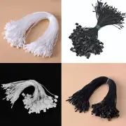 100pcs/lot Plastic Tag Rope Seal Cords Hang Tags Strings For Clothing Snap Lock
