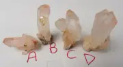 Tibetan Nirvana Pink Himalayan Quartz Cluster, Rare Healing & Meditation Crystal